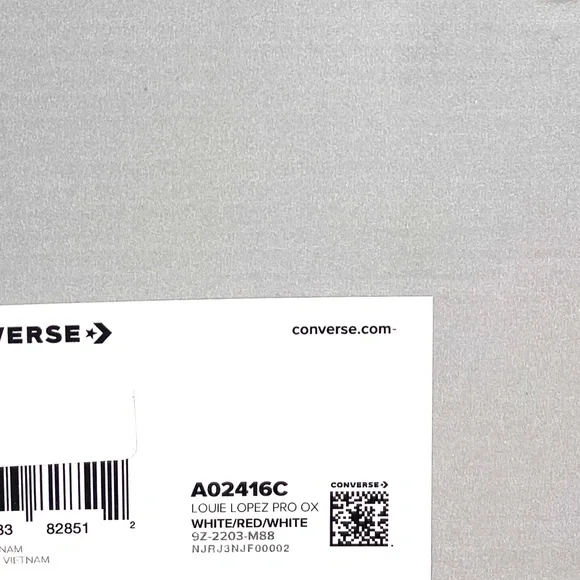 💖MEGA SALE💖Converse Louie Lopez Pro OX Low Top White Canvas Men’s A02416C - Picture 9 of 11